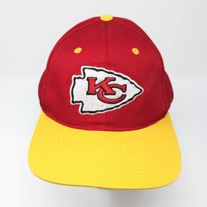 Kansas City Chiefs‎ VTG Snapback Hat Adjustable Red